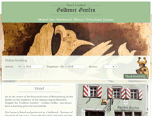 Tablet Screenshot of gasthof-greifen-rothenburg.de